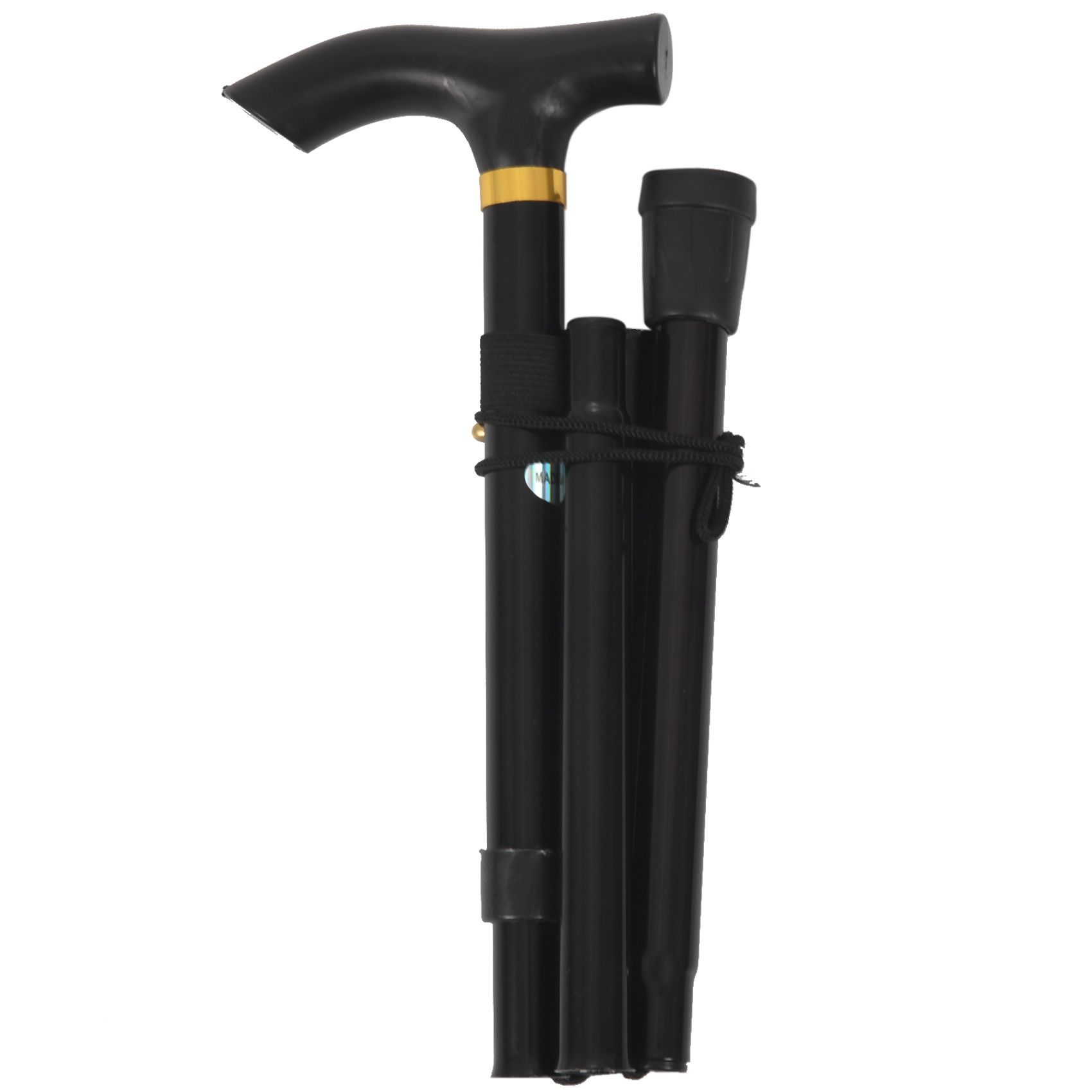 Picture of Folding Crutch Walking Cane Folding Stick with Adjustable Length (33-37 Inch) 