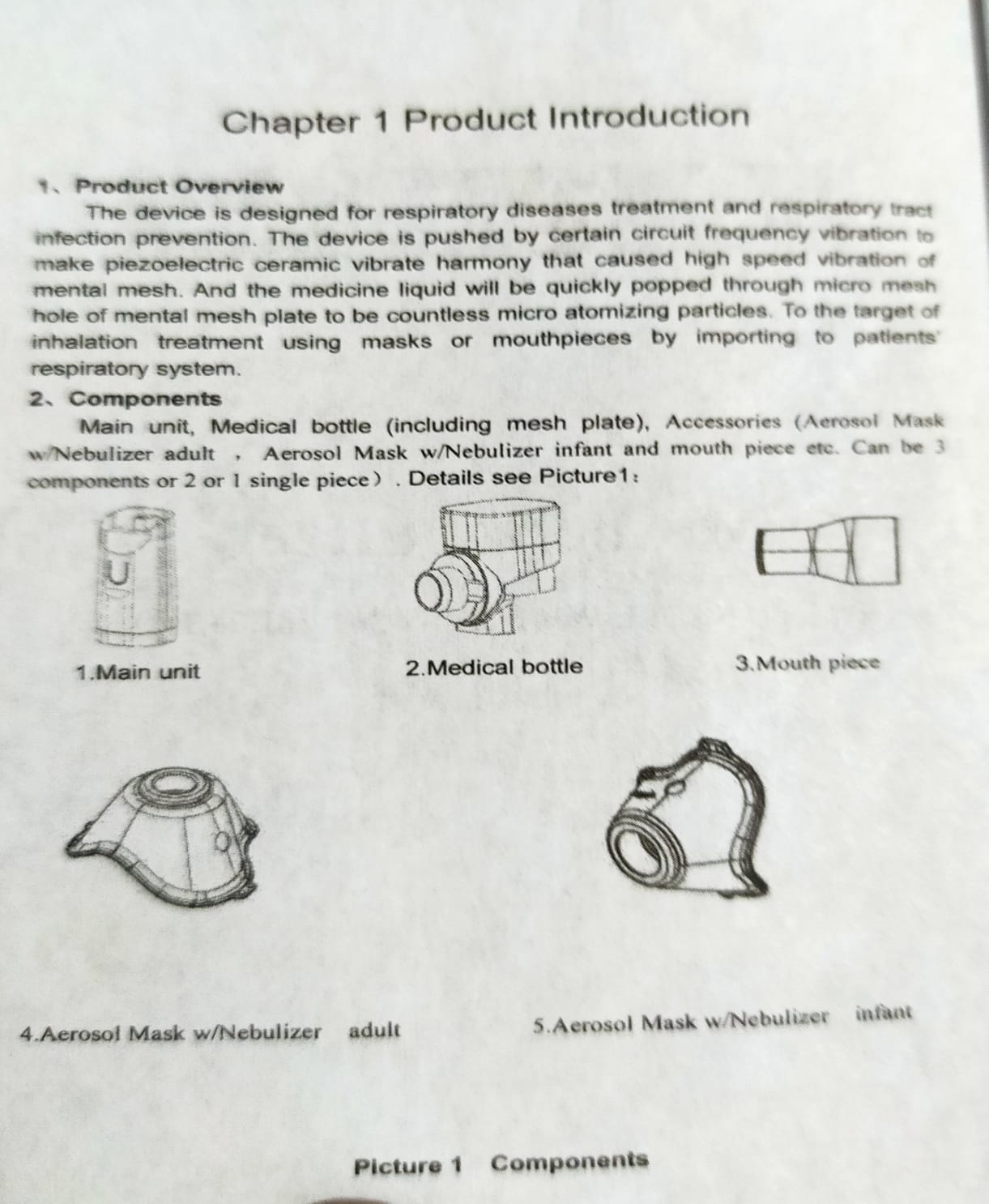Picture of Mesh Nebulizer | Quiet and Portable, Low Power | JSL-W303 