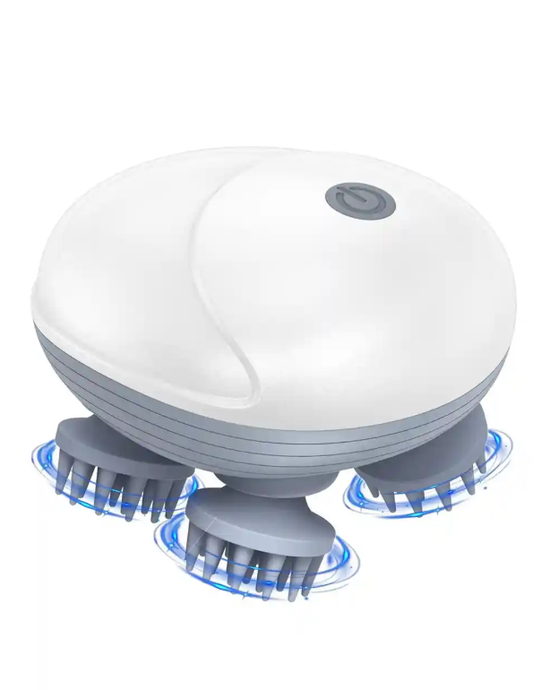 Picture of VIROLEP Rechargeable Scalp Massager with Soft Silicone for Relaxing Scalp Massage, Head Massager, and Hair Massager for Hair Growth - Enhance Hair Wellness and Relaxation Multicolor
