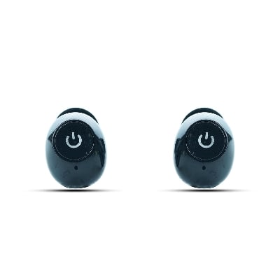 Picture of Digital Rechargeable Both Ear Wireless Finger Touch Both ear Mini CIC Hearing Aid Machine for Deaf (Black) 