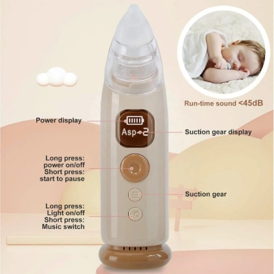 Picture of Automatic Nose Cleaner with Music and Light Soothing Function For Child Multicolor