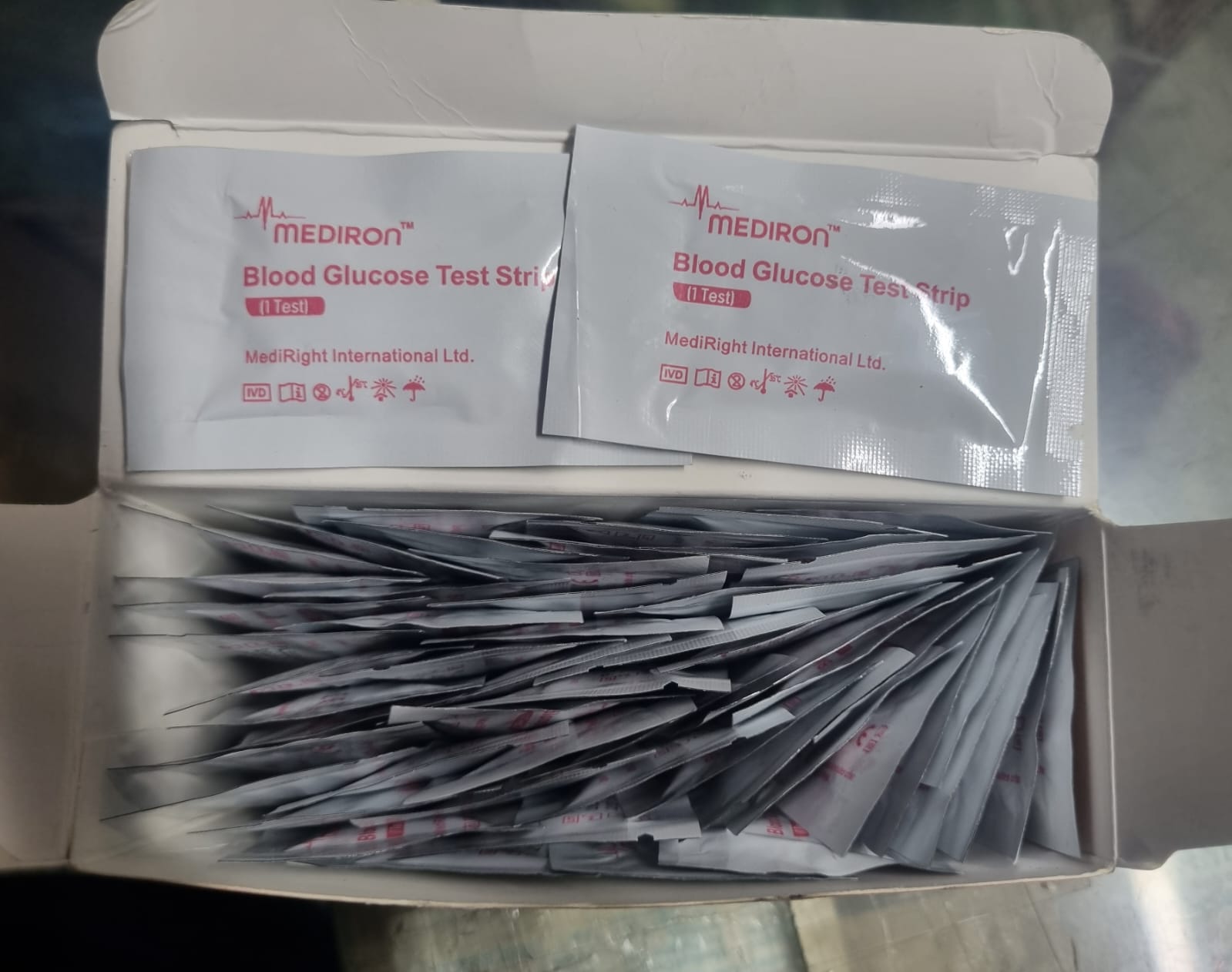 Picture of Blood Glucose Test Strips 50 PCS 