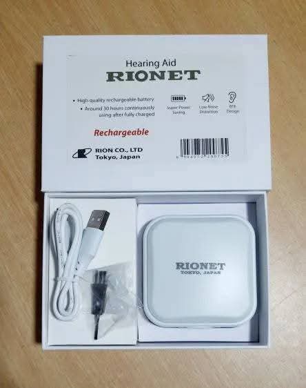 Picture of Hearing Aid RIONET Rechargeable Gold