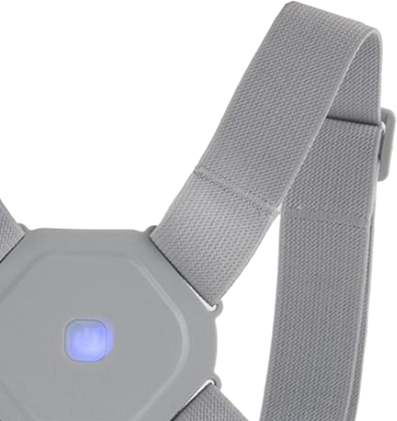 Picture of Smart Posture Corrector for Women Men Kids, Electronic Posture Reminder with Sensor Vibration, Adjustable Upper Back Brace Straightener for Hunching - 200mAh Battery Light Ash
