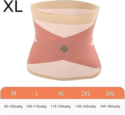 Picture of Waist Trainer for Women Tummy Control Postpartum Recovery Belt Waist Cincher Body Shaper Biscuit