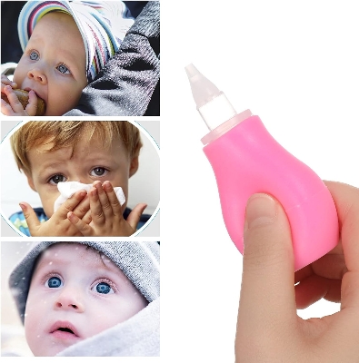 Picture of Baby Nose Care | Soft Silicone Nasal Cleaning Device for Newborns Multicolor