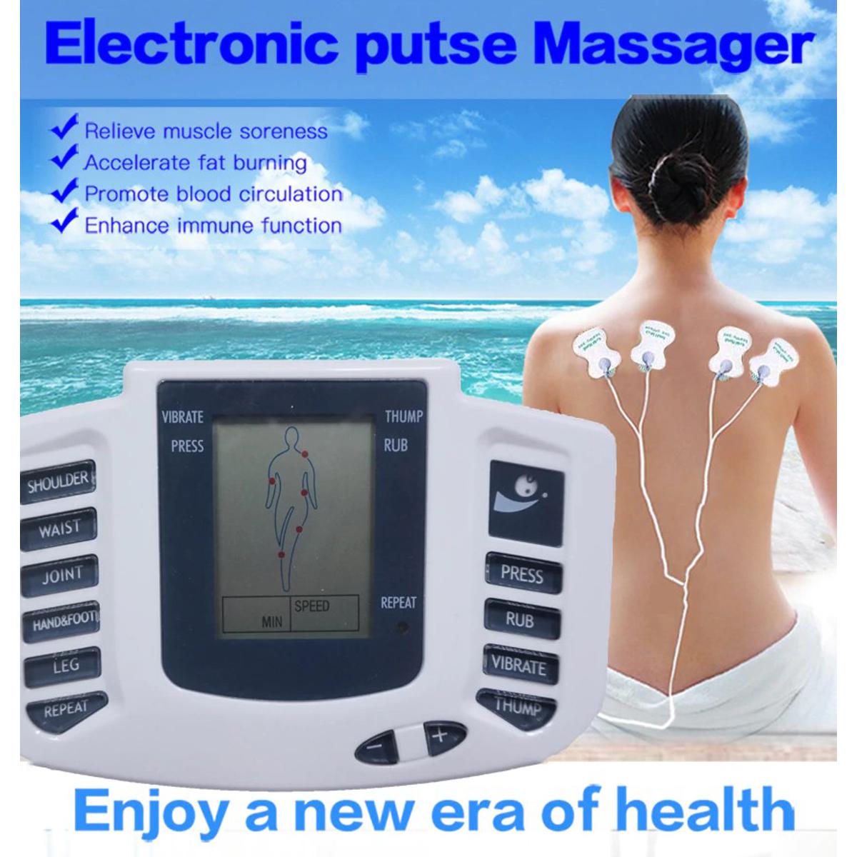 Picture of Mini Neck Massager Function Massage For Neck Back Head Plastic Triangle Shape Electric USB Beauty Anti Cellulite Body Relaxation 