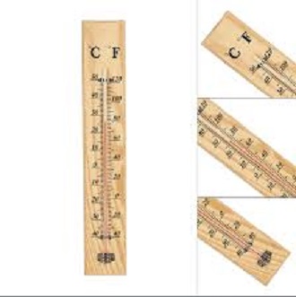 Picture of Wall Hang Thermometer Indoor Outdoor Garden House Garage Office Room Hung Logger Room Temperature Meter 
