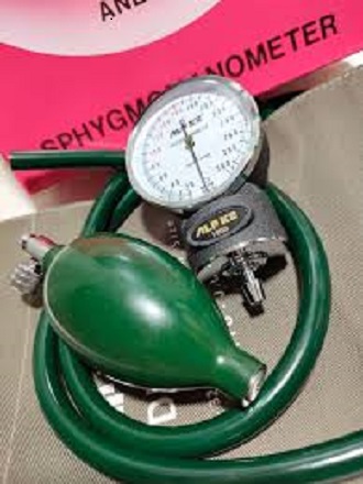 Picture of ALPK2 Japan Blood Pressure Monitor Aneroid Sphygmomanometer - Analog BP Machine Set With Stethoscope Green