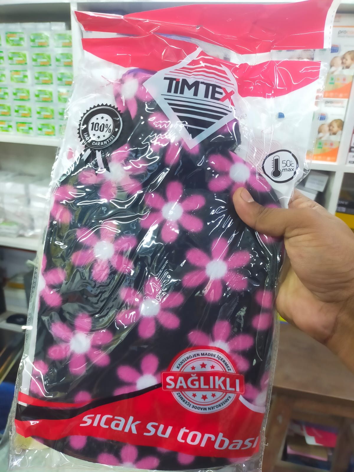 Picture of Hot Water Bag covered with cotton fabric Any Color 