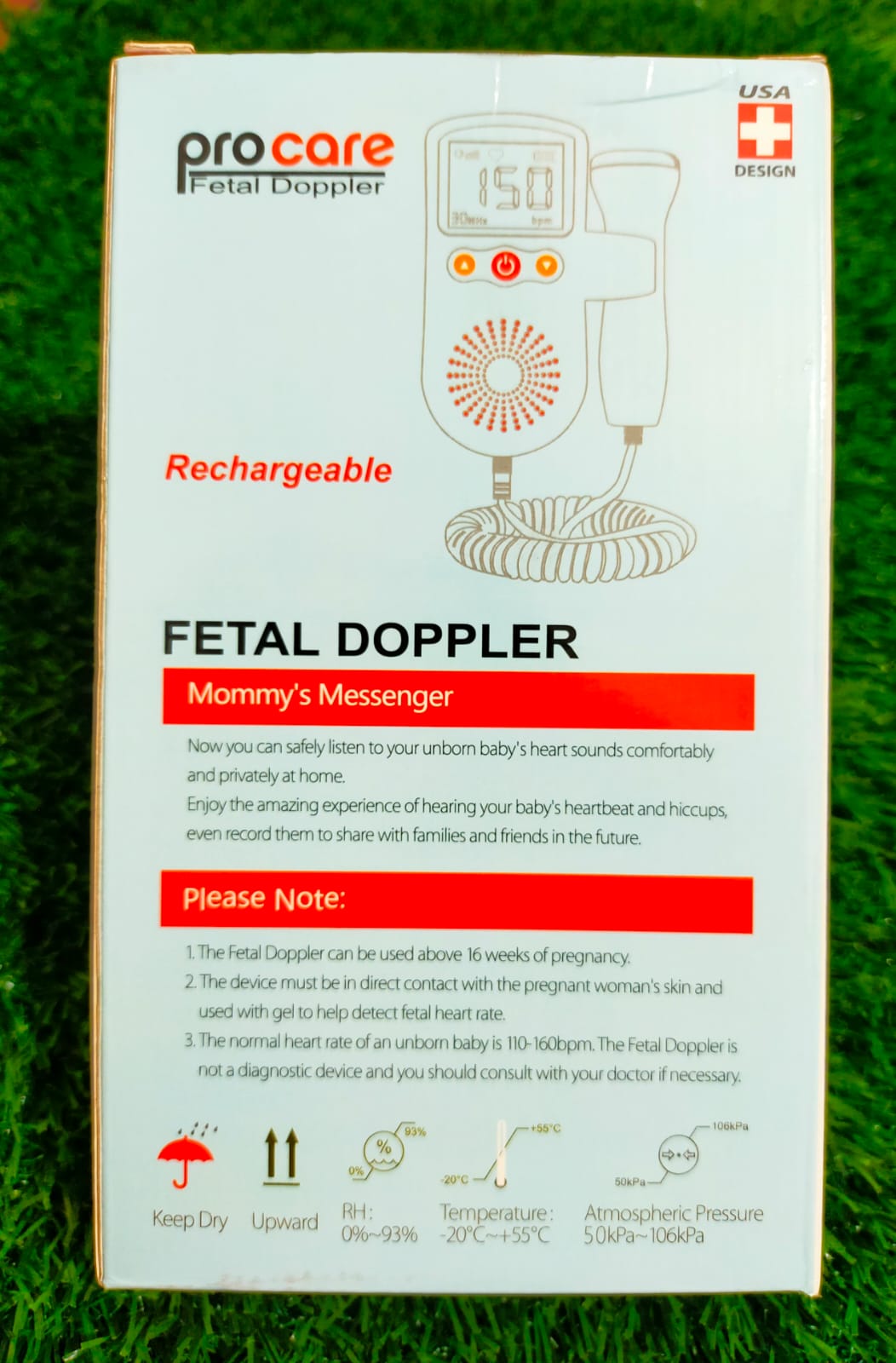 Picture of Rechargeable  FETAL DOPPLER White