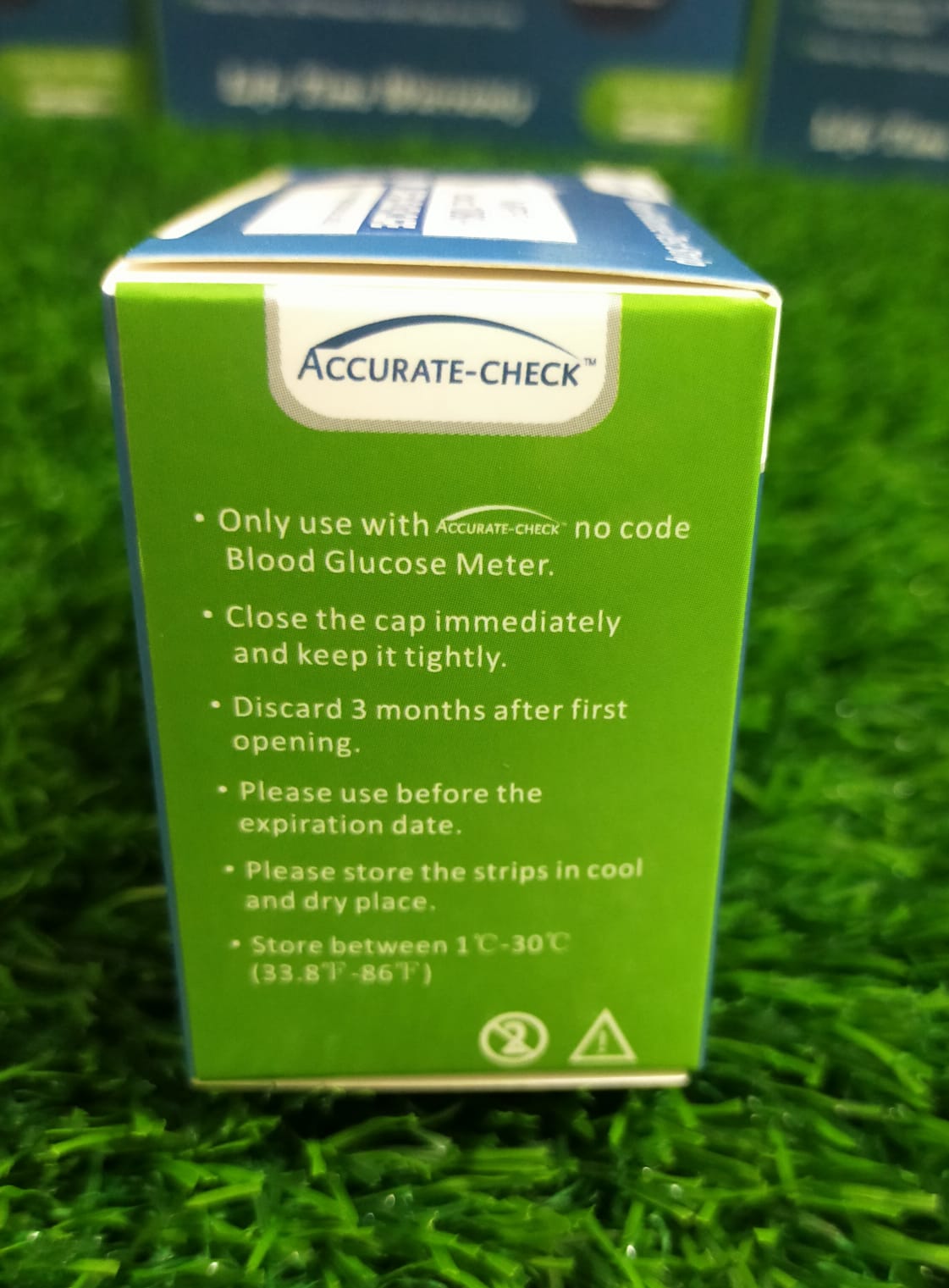 Picture of ACCURATE-CHECK  Blood Glucose Test Strip 25+25=50 strip White