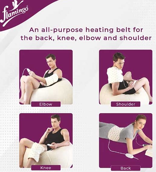 Picture of Flamingo heating pad - White Cream