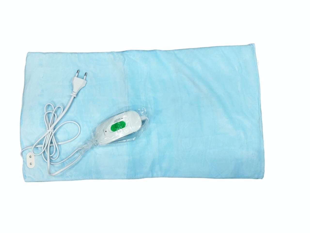 Picture of Electric Heating Pad for Cramp and Pain Relief | Switch Auto-Off for Moist & Dry Heat Therapy | 12X24 inch Blue