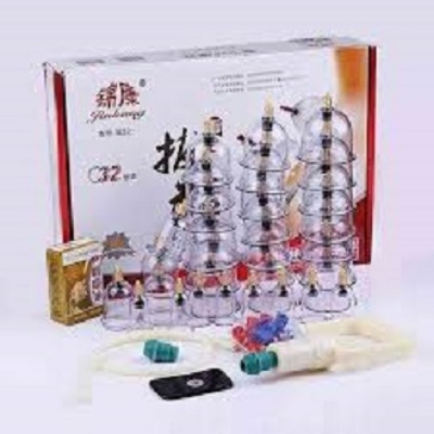 Picture of Acu HijamaCuppingSunnah Therapy 1 set with 32 Pieces cup Multicolor