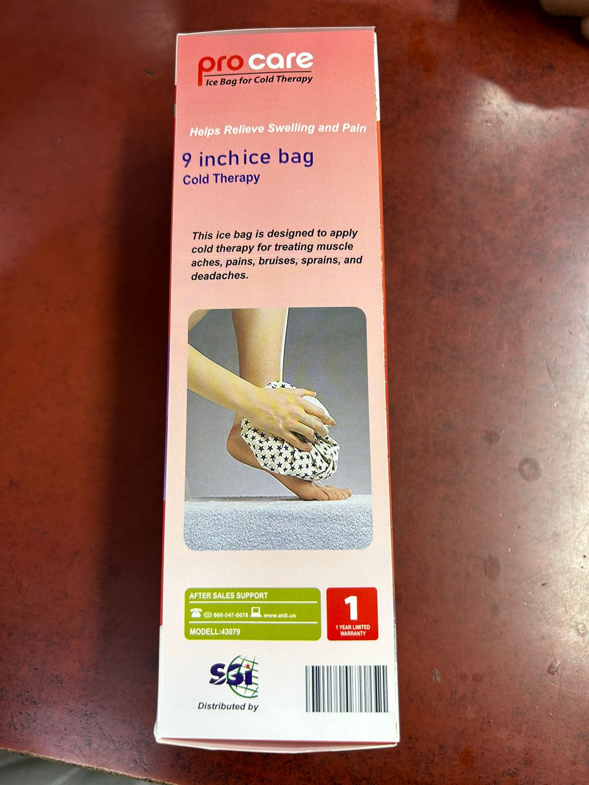 Picture of English Style Ice Cap Reusable cold therapy Ice Bag 9 Inch Multicolor
