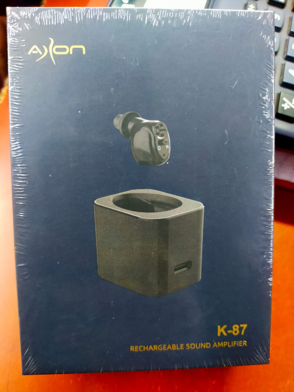 Picture of AXON K-87 Rechargeable Sound Amplifier HEARING AID Black