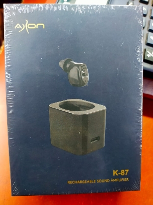 Picture of AXON K-87 Rechargeable Sound Amplifier HEARING AID Black