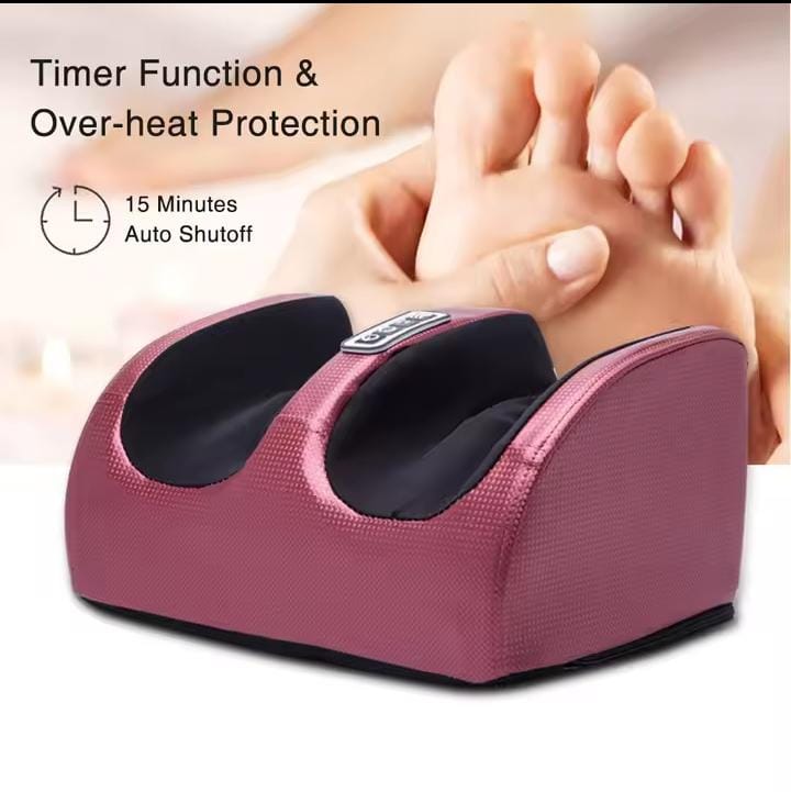 Picture of Electric Foot Massage Machine Hot Compress Shiatsu Foot Vibrators Kneading Roller For Foot Pain Relief Muscle Stimulation Gift 