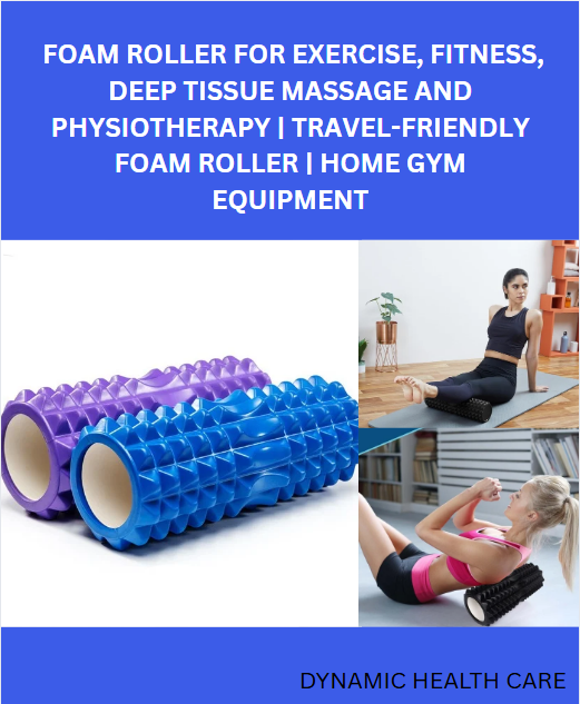 Picture of Exercise, Fitness, Deep Tissue Massage and Physiotherapy | Travel-Friendly Foam Roller | Home Gym Equipment Multicolor