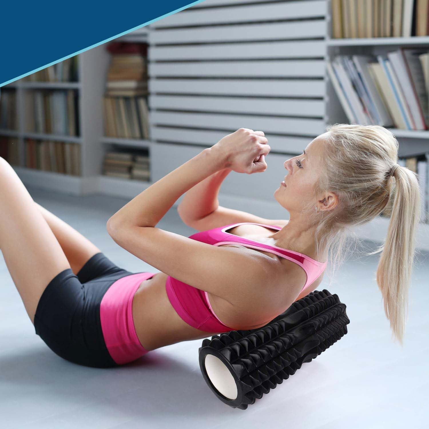 Picture of Exercise, Fitness, Deep Tissue Massage and Physiotherapy | Travel-Friendly Foam Roller | Home Gym Equipment Multicolor