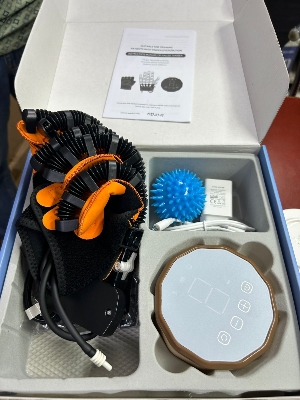Picture of Electric Rehabilitation Robotic Gloves,Stroke Therapy Equipment for Adults,Hand Rehabilitation Robot Gloves,Stroke Recovery Multicolor