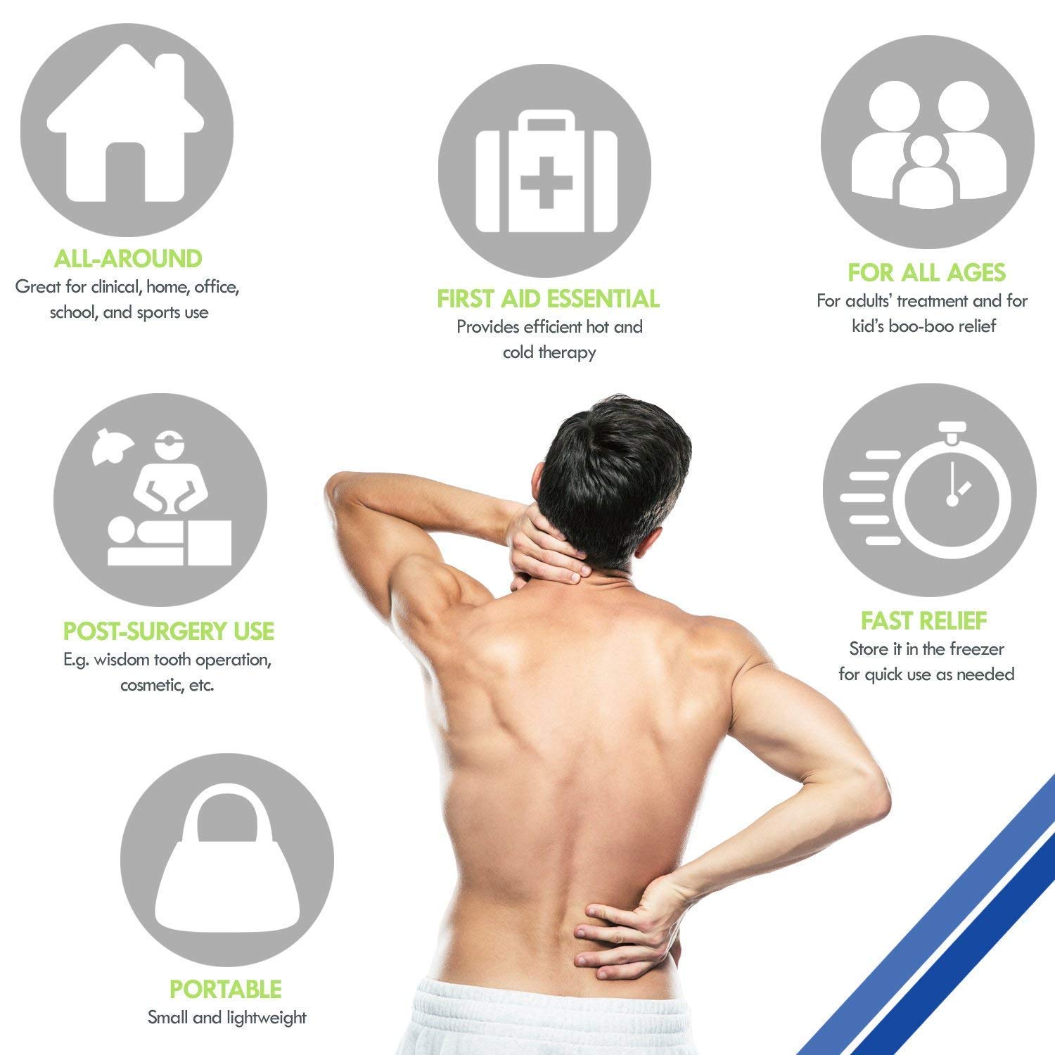 Picture of big size Hot and Cold Pack for Hot and Cold Therapy 