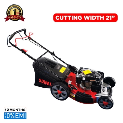 Picture of SONALI Loncin 196cc Hand Push Lawn Mower SPL 21G4IN1