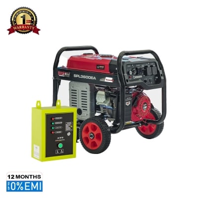 Picture of SONALI 3.2KW Gasoline Engine Auto Start Generator SPL3600EA