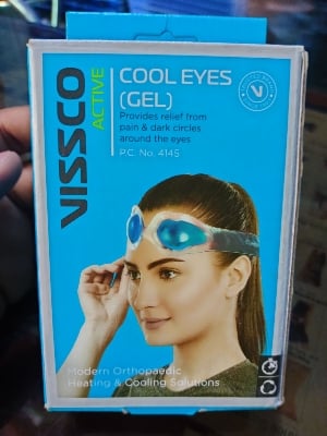 Picture of Cool Eyes gel,provides relief from pain & dark circles around the eyes(vissco) Blue