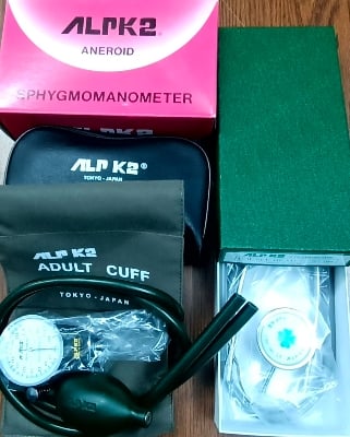 Picture of ALPK2  Blood pressure Machine, Made in Japan ALPK2 Analogue Blood pressure Monitors /ALPK2 Aneroid  Sphygmomanometer 