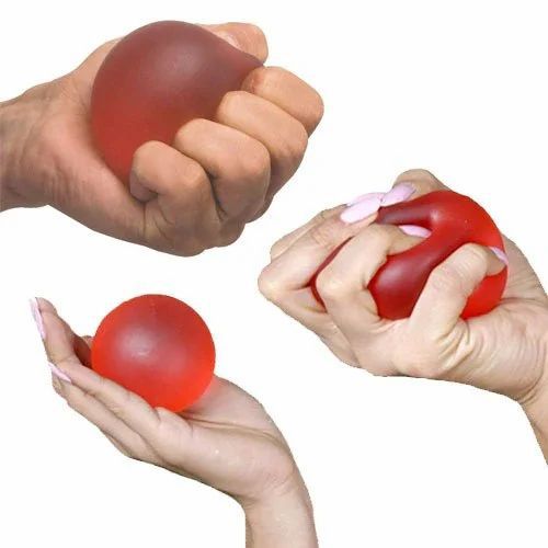 Picture of Exercise Gell Ball, Exercise gell ball Massager Red