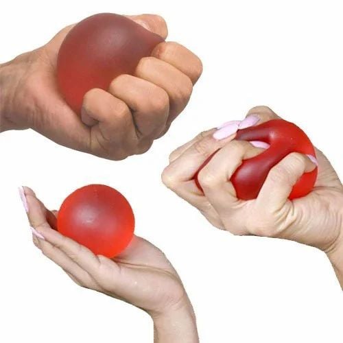 Picture of Exercise gell ball,with Massager Red