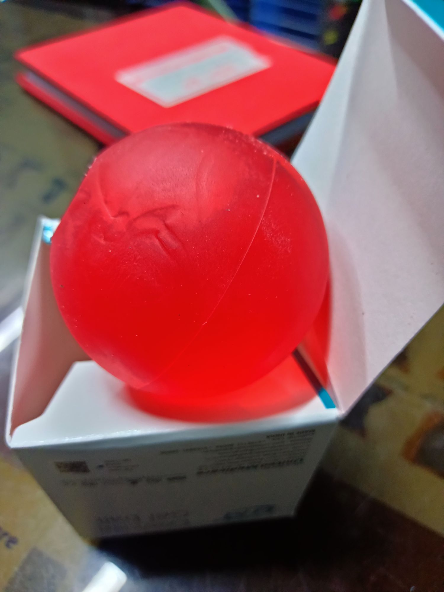 Picture of Exercise gell ball,with Massager Red