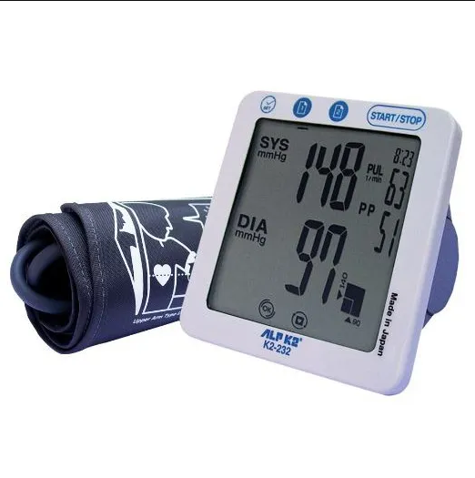 Picture of ALPK2 Made in JAPAN Fully Automatic Digital Blood Pressure Monitor With Intellisense Technology For Most Accurate Measurement Multicolor