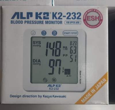 Picture of ALPK2 Made in JAPAN Fully Automatic Digital Blood Pressure Monitor With Intellisense Technology For Most Accurate Measurement Multicolor