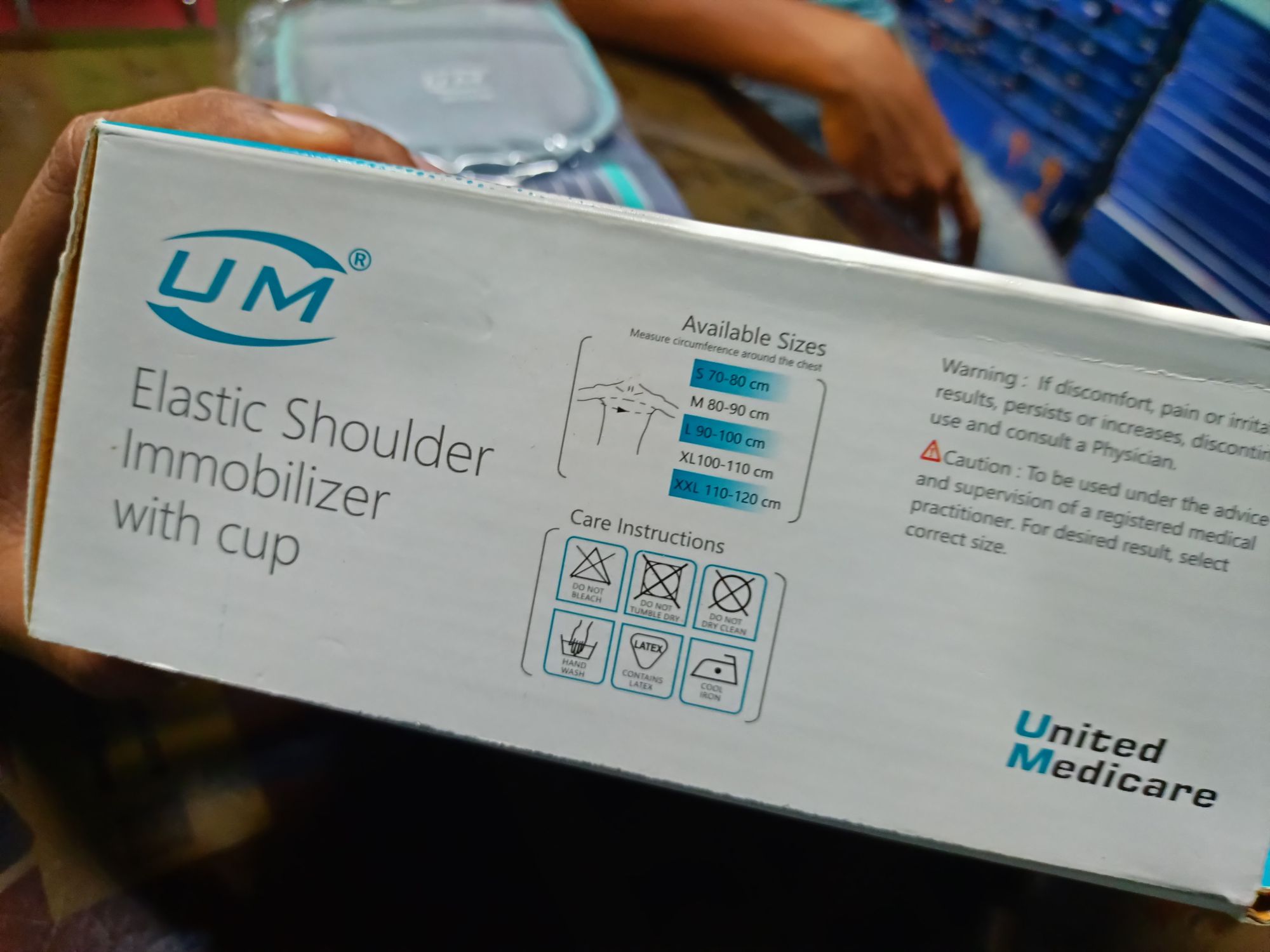 Picture of UM Elastic shoulder immobilizer Grey