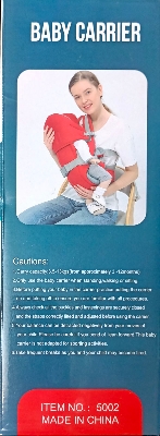 Picture of Baby Carrier it is lined with 3D mesh Fabric Optimizing Comfort for all Seasons. Red