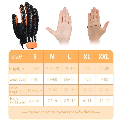 Picture of Hand Rehabilitation Robot Rehabilitation Physiotherapy Glove Hemiplegia Devices Stroke Recovery Equipment Hand TherapyEquipment Multicolor