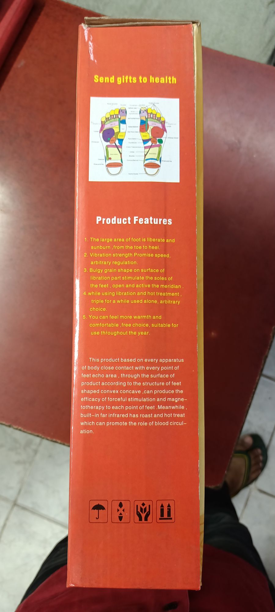 Picture of Infrared Foan Vibration & Heating Foot Massager 