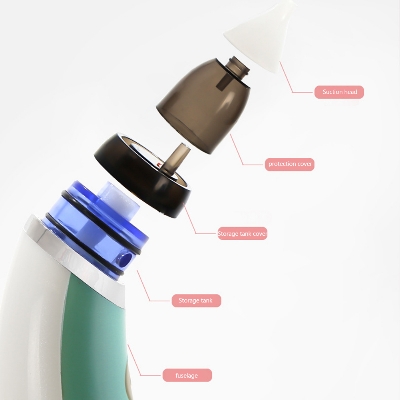 Picture of Baby nasal aspirator electric safety hygienic nasal suction device has Blue