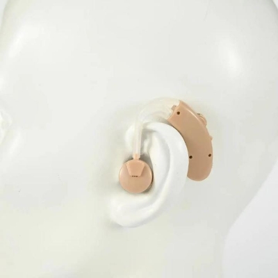 Picture of BTE Hearing Aid Ear for Deafness Sound Amplifier Adjustable Hearing Aids Portable Super Ear Hearing Amplifier for the Elderly Multicolor