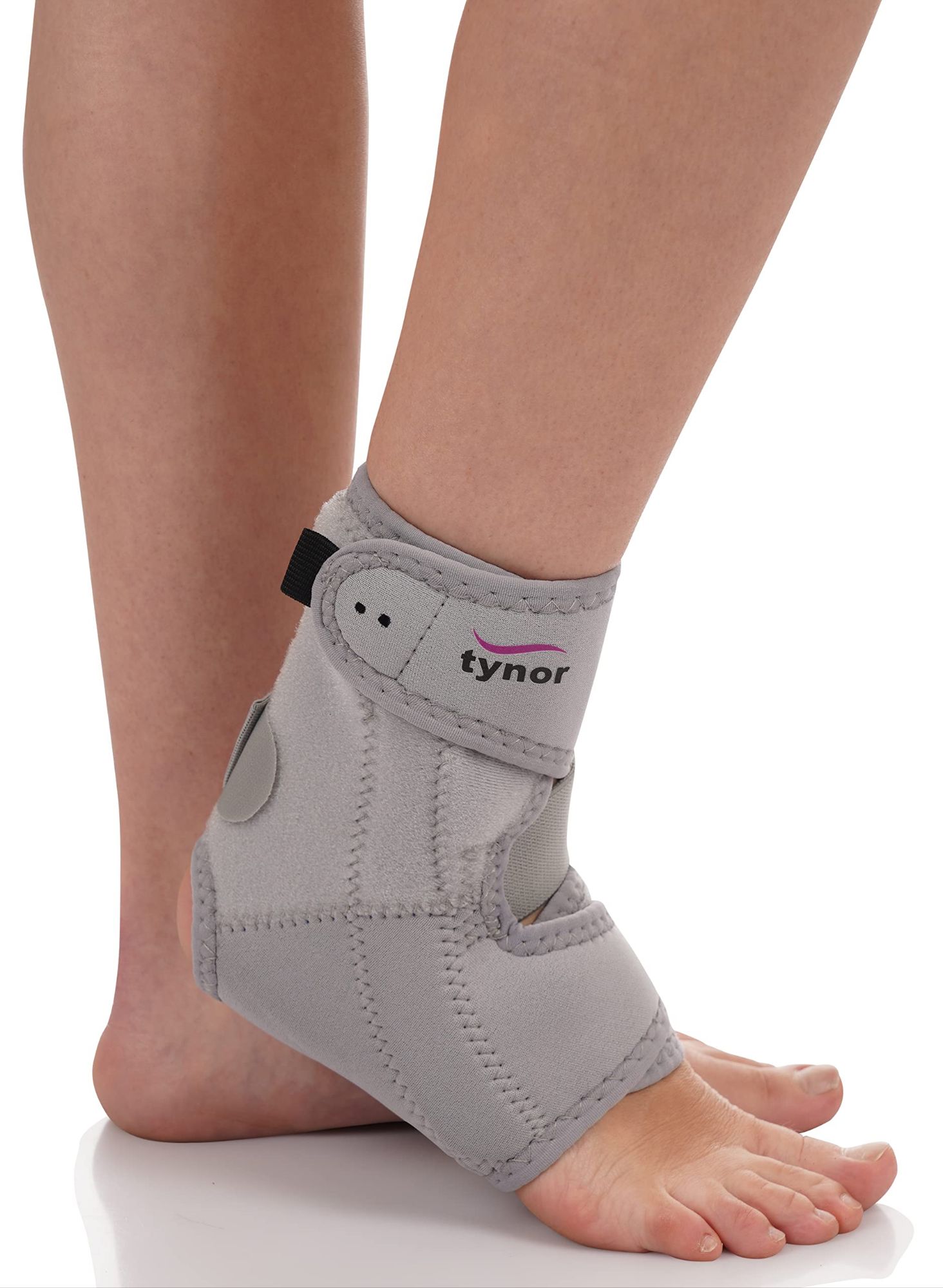 Picture of Tynor Ankle wrap support (neoprene) Grey