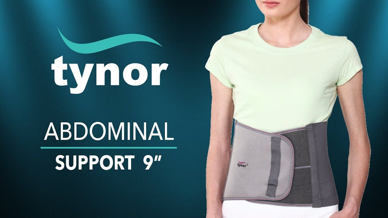 Picture of Abdominal Support-9'' Body Belts & Sliming Braces,(A-01)Tynor Grey
