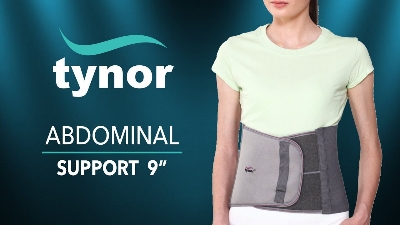 Picture of Abdominal Support-9'' Body Belts & Sliming Braces,(A-01)Tynor Grey
