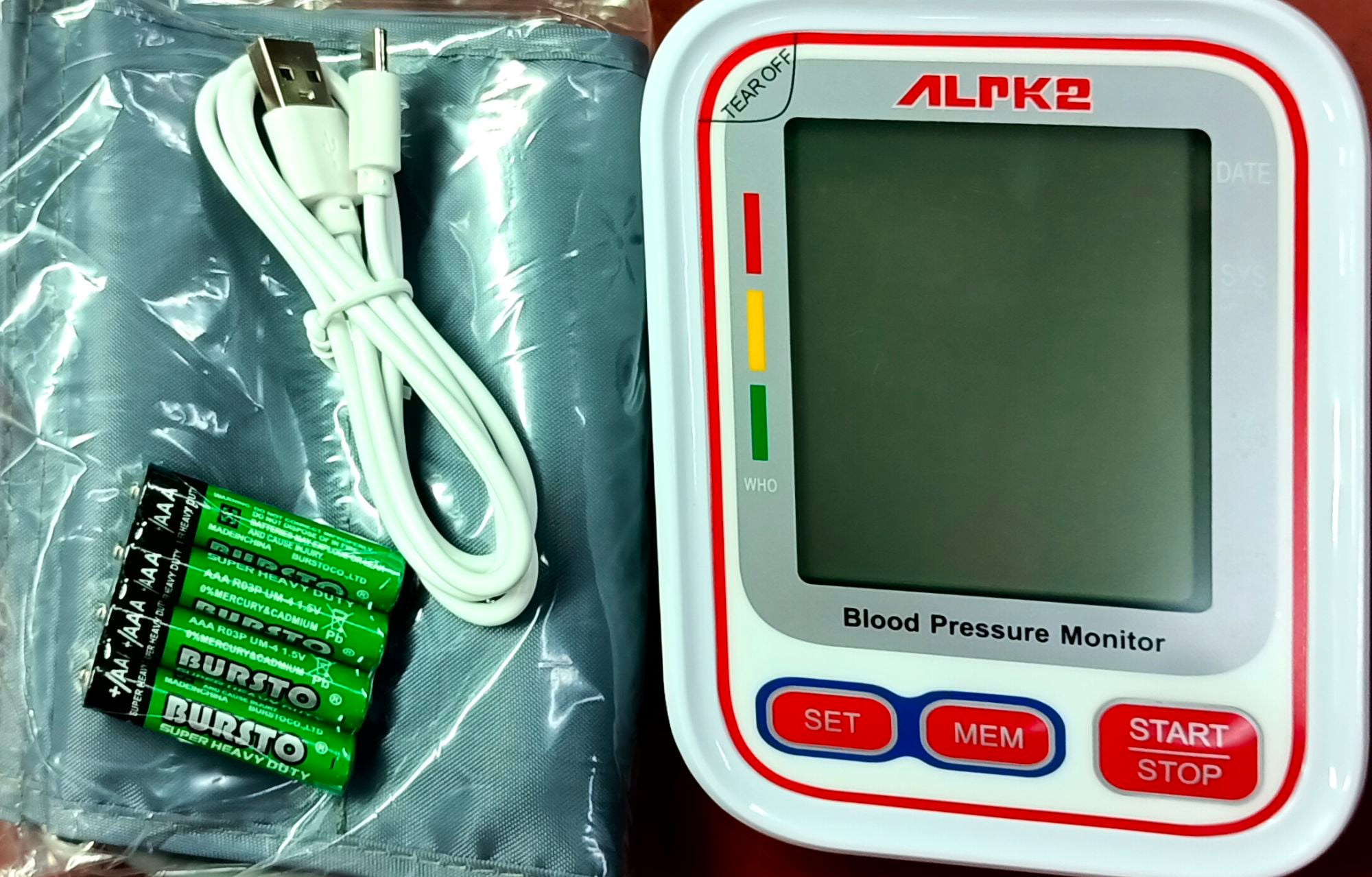 Picture of ALPK2 Digital Blood Pressure Monitor With LCD Screen 