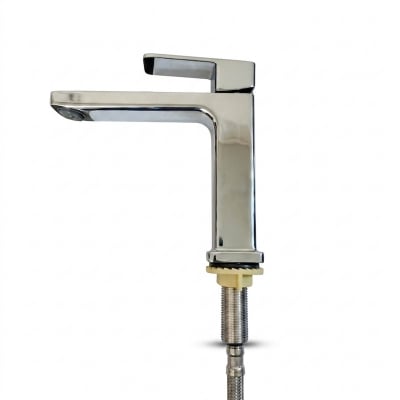 Picture of Square Pillar Cock (Short)-Silver