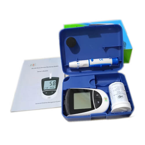 Picture of Gluco Check Active BG-208 Blood Glucose Monitoring Diabetes Machine Light Ash