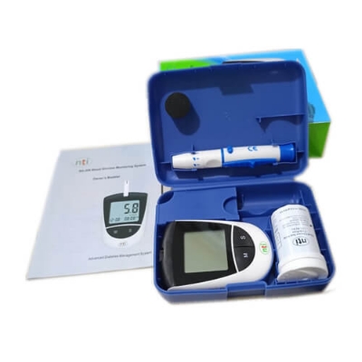 Picture of Gluco Check Active BG-208 Blood Glucose Monitoring Diabetes Machine Light Ash