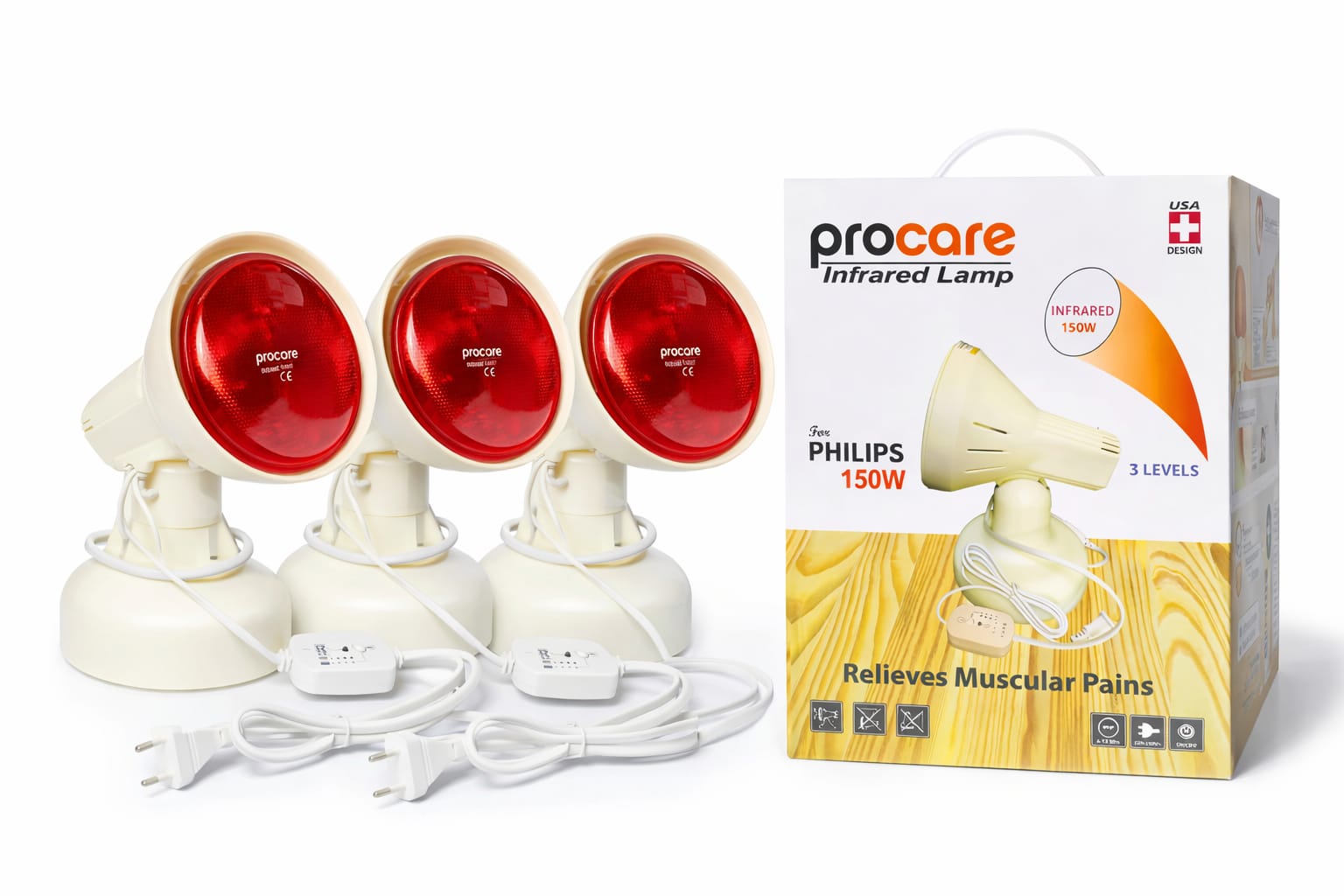 Picture of Procare Infrared Lamp 150W – Professional Heat Therapy Solution Multicolor